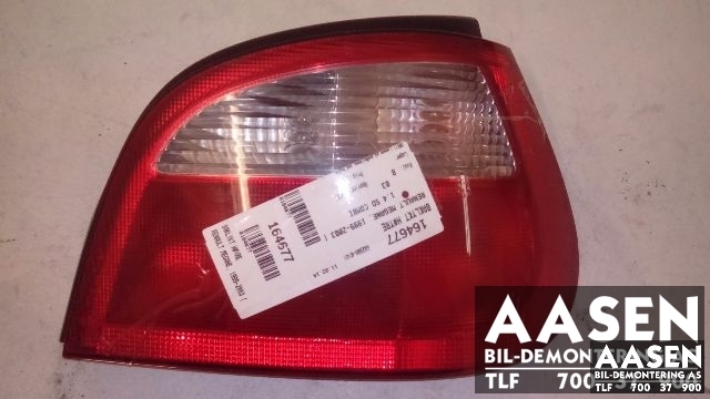 Baklykt høyre til Renault Megane 1999-2003 (Type I, Fase 2)