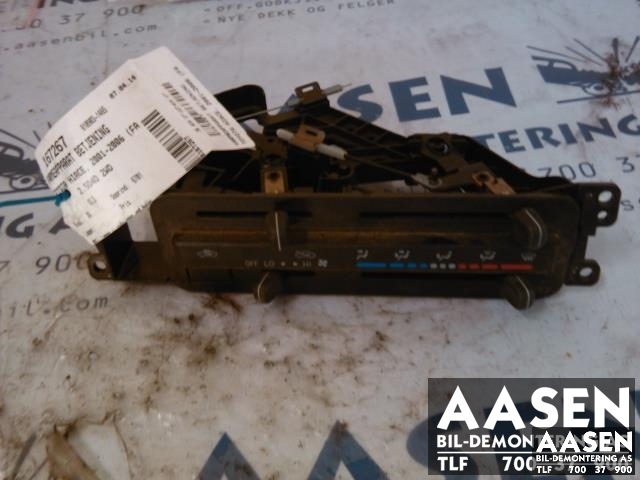 Varmeapparat betjening til Toyota Hiace, 2001-2006 (Fase 2)  
