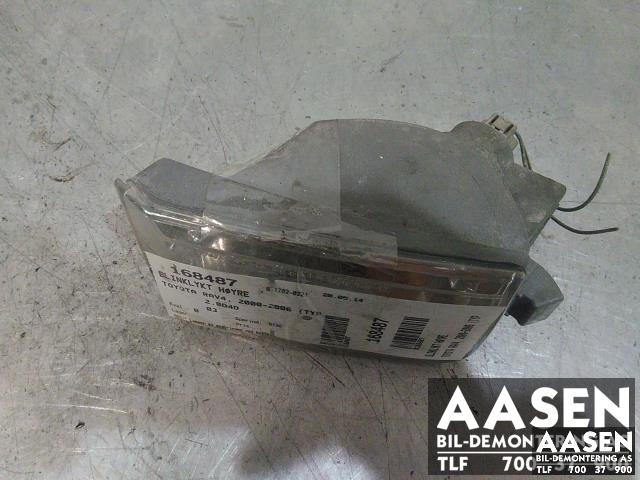 Blinklykt høyre til Toyota RAV4, 2000-2006 (Type II)  