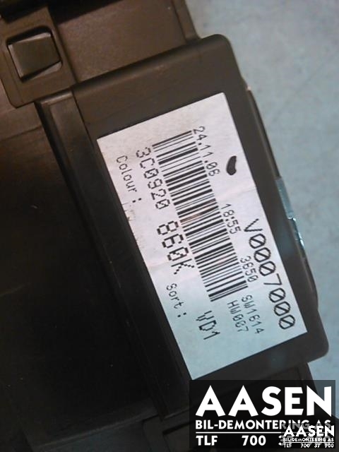 Instrumentpanel til VW Passat 2005-2010 (B6) (B6) (SIEMENS|3C0920860K|)