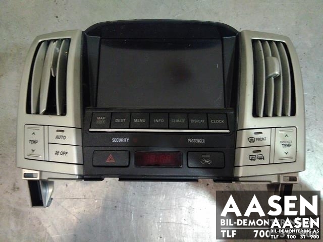 Bilstereo navigasjon til Lexus RX, 2003-2009 (Type II) (XU30) (XU30) (FUJITSU TEN|86110-48120)