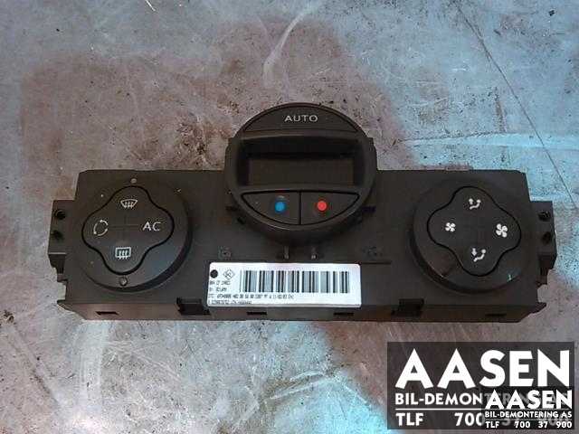 Varmeapparat betjening til Renault Megane 2003-2005 (Type II, Fase 1)  (8200070752|)