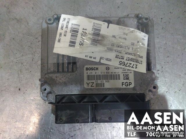 Styreenhet motor til Opel Signum, 2003-2006  (BOSCH|0281011914)