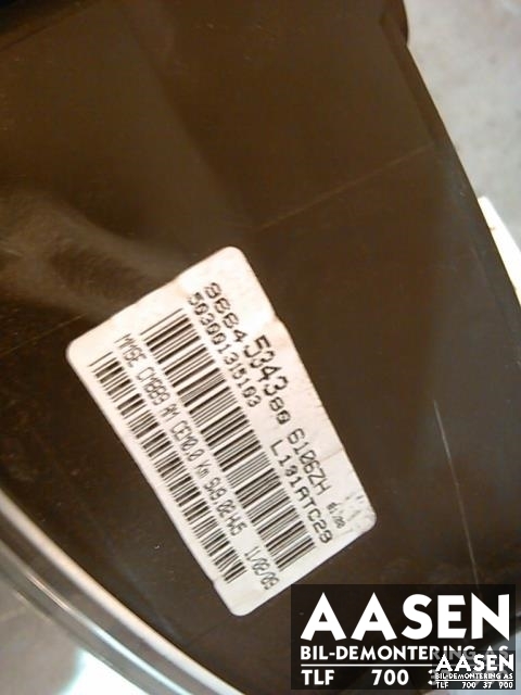 Instrumentpanel til Peugeot Partner 2008-2015 (Type II, Fase 1)  (9664534380|)