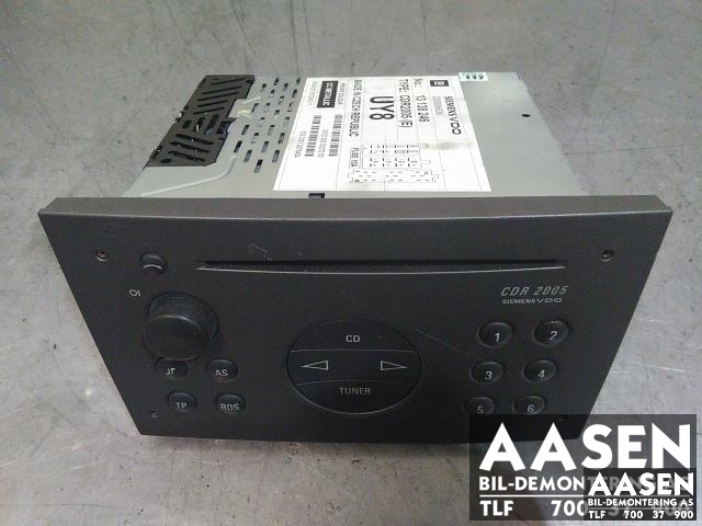 Bilstereo til Opel Corsa C 2000-2006 (SIEMENS|13138246|)