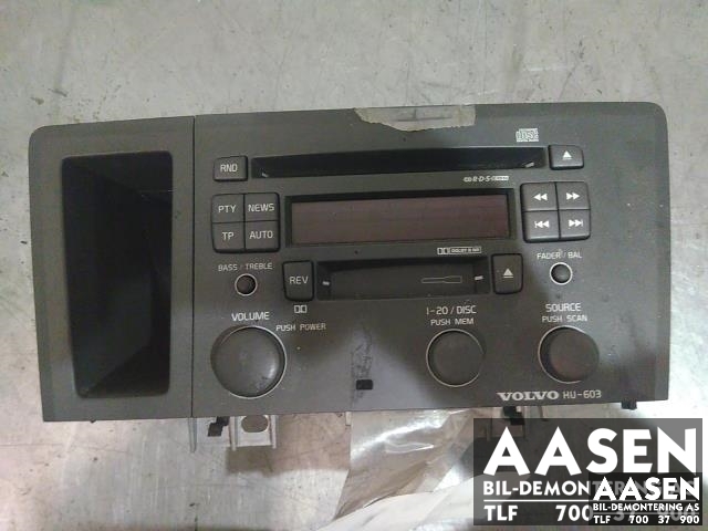 Bilstereo til Volvo V70 2000-2004 (Type II, Fase 1)  (8651152-1|HU603|)