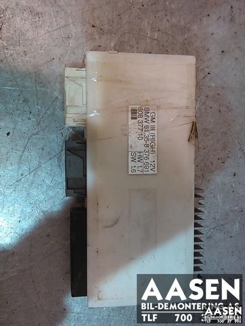 Lastebil, grunnmodul til BMW 5-Serie, 1996-2003 (E39) (E39) (61 35 8 376 691)
