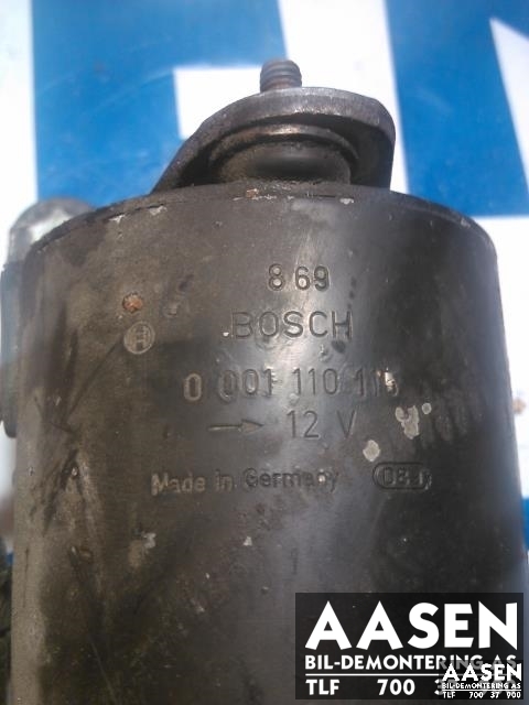 Starter diesel til Opel Astra G 1998-2004  (BOSCH|90511841|0001110115|)