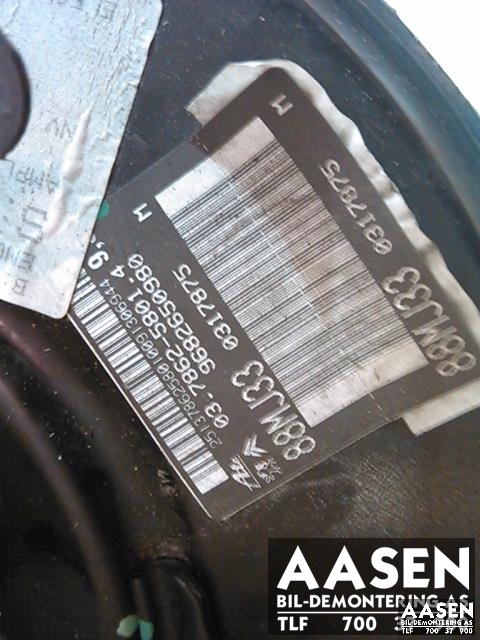 Bremsekraft-forsterker til Peugeot 5008 2010-2017 (Type I) (ATE|9682650980|)