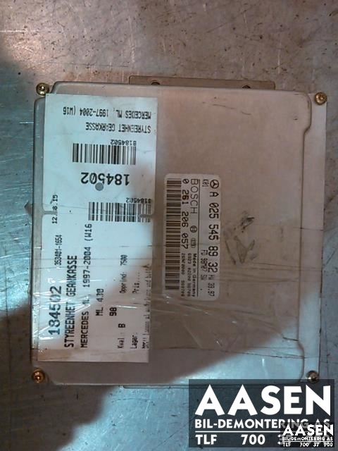 Styreenhet girkasse til Mercedes ML, 1997-2005 (W163) (W163) (BOSCH|0255458932)