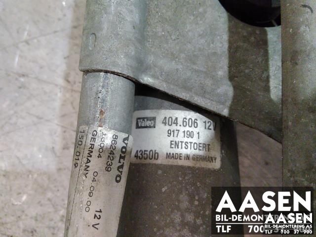 Viskermotor frontrute til Volvo S60 2000-2004 (Type I, Fase 1)  (VALEO|9171901|)