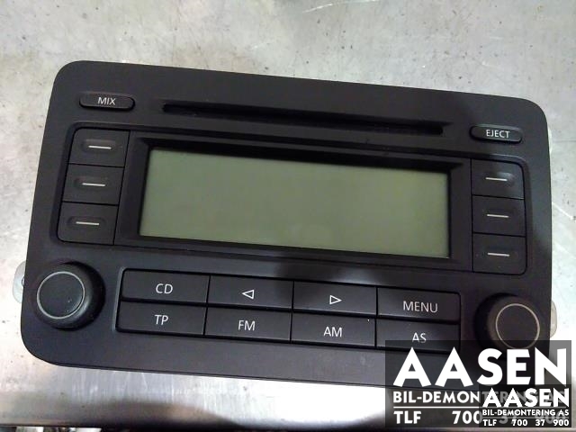 Bilstereo til VW Golf V, Combi, 2003-2008  (1K0035186G)