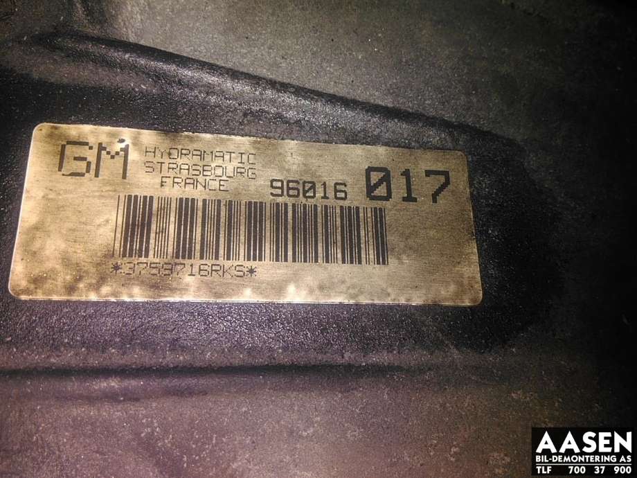 Girkasse automat til Opel Senator B 1987-1993  (96016017|3759716|)