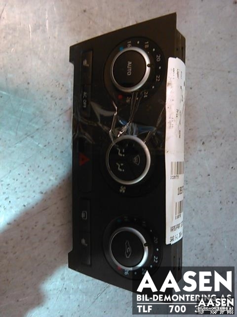 Varmeapparat betjening til Saab 9-3 2008-2011 (Type II, Fase 2) (12772892BA|)
