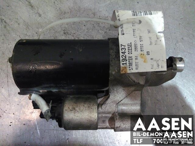 Starter diesel til Audi A4, 2007-2014 (Type IV) (B8) (B8) (BOSCH|03L 911 021)