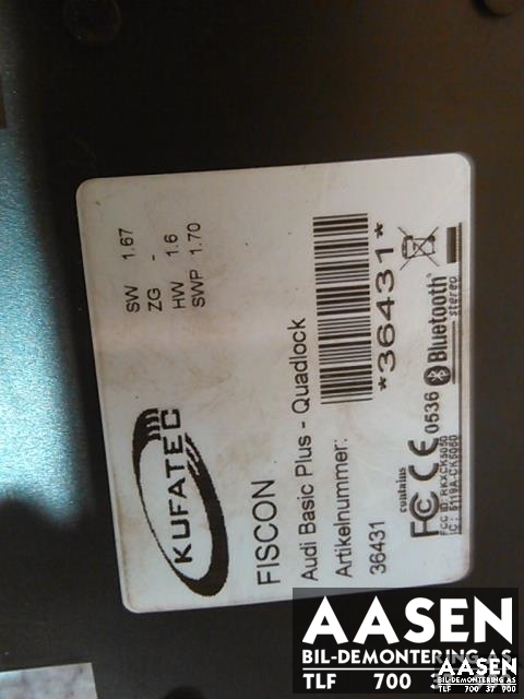 Styreenhet diverse til Audi A4 2007-2014 (Type IV) (B8) (B8) (36431|)
