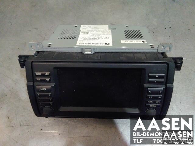 Bilstereo navigasjon til BMW 3-Serie 1998-2005 (E46) (E46) (ALPINE|65 52 6 923 869|)