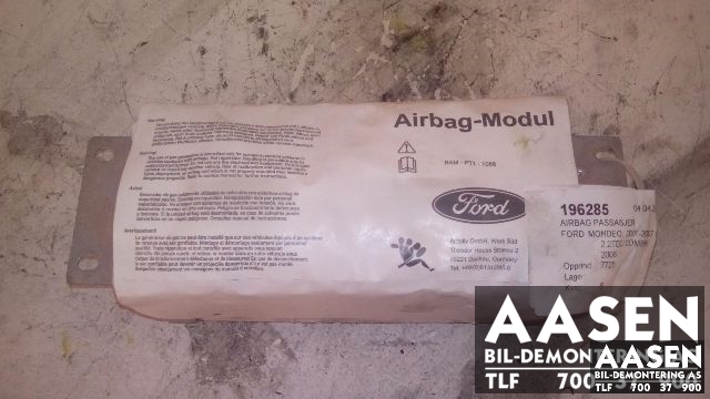 Airbag passasjer til Ford Mondeo, 2001-2007 (Type III) (AUTOLIV|1S71F042B84AH)