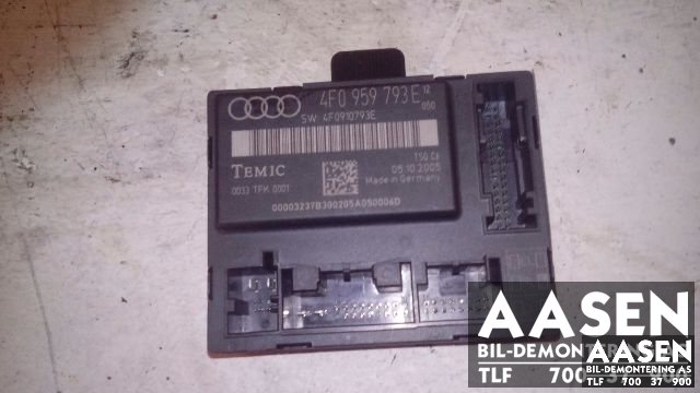 Styreenhet diverse til Audi A6, 2005-2008 (Type III, Fase 1) (C6) (C6) (TEMIC|4F0959793E)