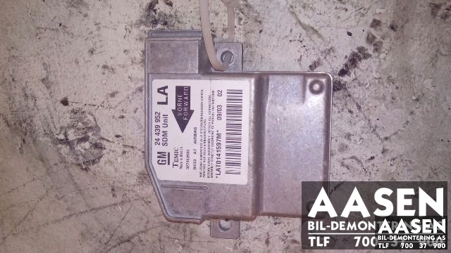 Airbag elektronikk til Opel Corsa C, 2000-2006  (TEMIC|24439952)