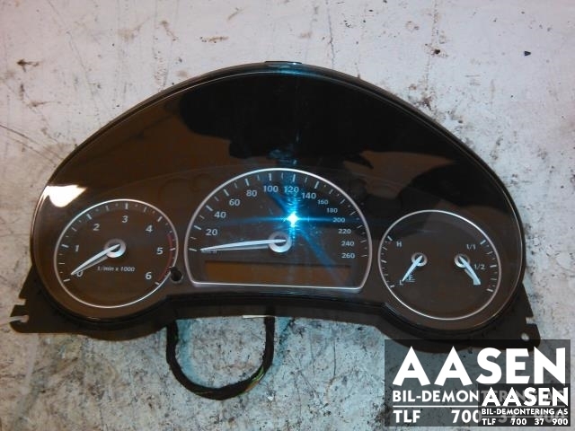 Instrumentpanel til Saab 9-3, 2003-2007 (Type II, Fase 1)  (12776075)