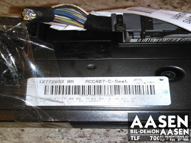Varmeapparat betjening til Saab 9-3 2003-2007 (Type II, Fase 1)  (12772892BA|)