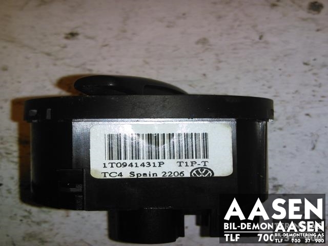 Bryter lys til VW Caddy 2004-2010 (Type III, Fase 1) (1T0 941 431 P|)