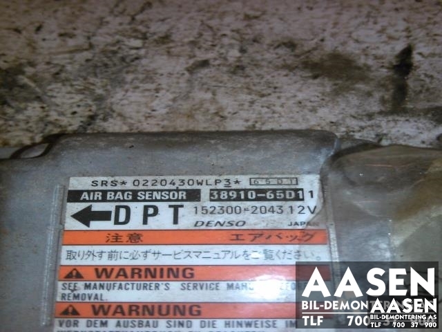Airbag elektronikk til Suzuki Grand Vitara 1998-2005 (Type II)  (38910-65D11|)
