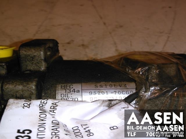 Aircondition kompressor til Suzuki Grand Vitara 1998-2005 (Type II)  (95201-70CG0|)