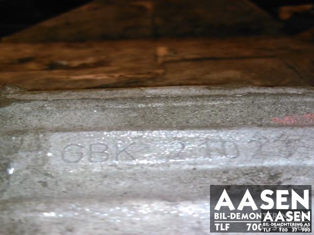 Girkasse manuell til Audi A4 2001-2004 (Type II) (B6) (B6) (GBK|012 300 060 TX|012 300 062 RX|)