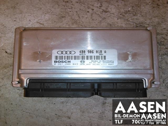 Styreenhet motor til Audi A4, 1999-2001 (Type I, Fase 2) (B5) (B5) (BOSCH|4B0 906 018 A)
