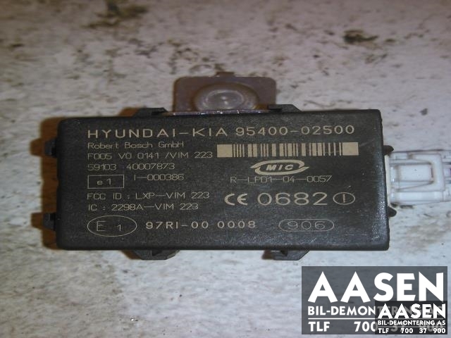 Styreenhet diverse til Hyundai H-1, 2006-2008 (Type I, Fase 2) (95400-02500)