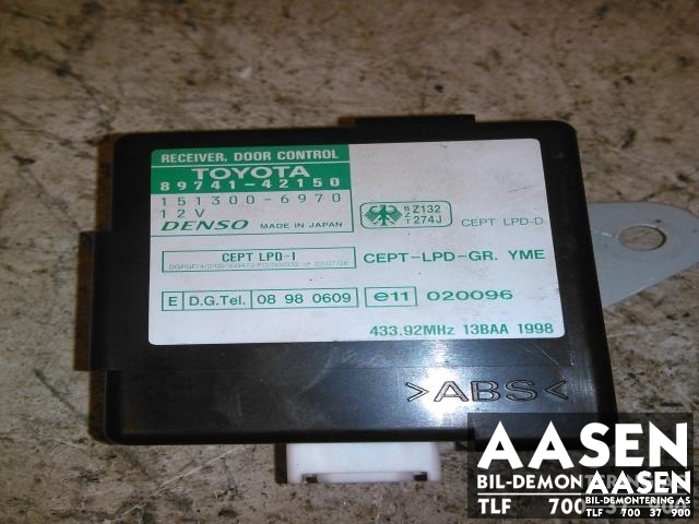 Styreenhet diverse til Toyota RAV4, 2000-2006 (Type II)  (89741-42150)