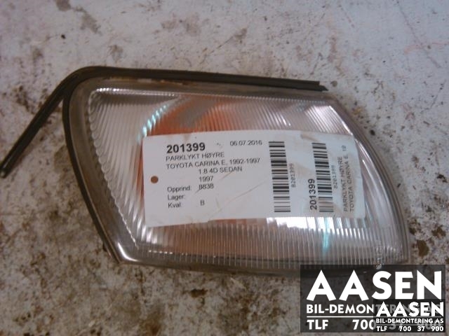 Parklykt høyre til Toyota Carina E 1992-1997