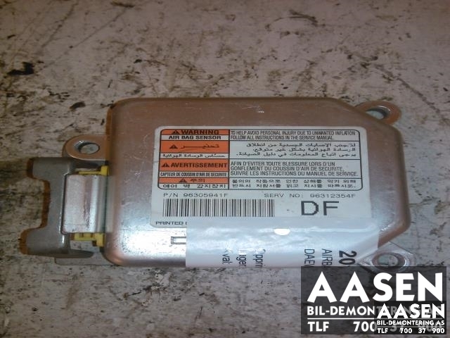 Airbag elektronikk til Daewoo Nubira 1996-2006 (96312354F|)