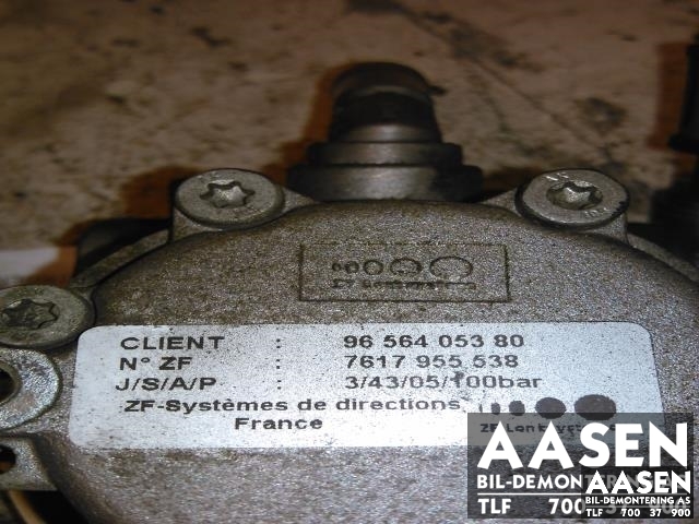 Servo pumpe mekanisk til Citroën C5 2005-2008 (Type I, Fase 2)  (ZF|9656405380|)