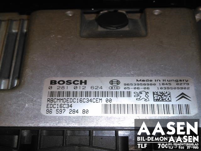 Styreenhet motor til Citroën C5 2005-2008 (Type I, Fase 2)  