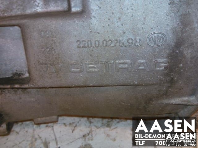 Girkasse manuell til BMW 3-Serie 1998-2005 (E46) (E46) (GETRAG|0338821AJR|)