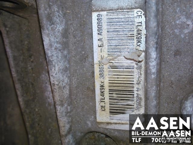 Girkasse manuell til Renault Scenic 2003-2009 (Type II)  (CETL4K9KX388626--EAA90989|)