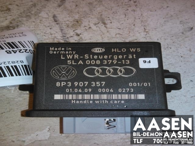 Styreenhet diverse til Audi A3, 2009-2012 (Type II, Fase 2)  (LWR|8P3907357)