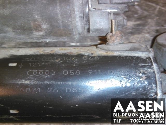 Starter til Audi A4 1999-2001 (Type I, Fase 2) (B5) (B5) (BOSCH|058911023B|)