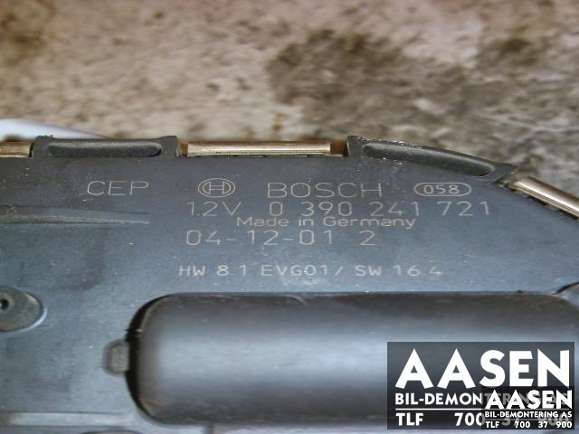 Viskermotor frontrute til Peugeot 407 2004-2010 (BOSCH|0390241721|)