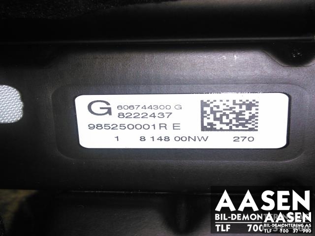 Airbag passasjer til Renault Laguna 2008-2010 (Type III, Fase 1)  (AUTOLIV|985250001RE|)