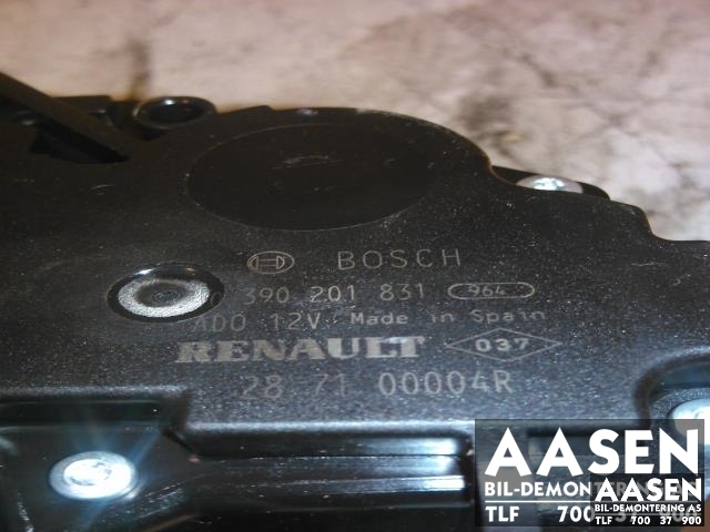 Viskermotor bakrute til Renault Laguna 2008-2010 (Type III, Fase 1)  (BOSCH|287100004R|)
