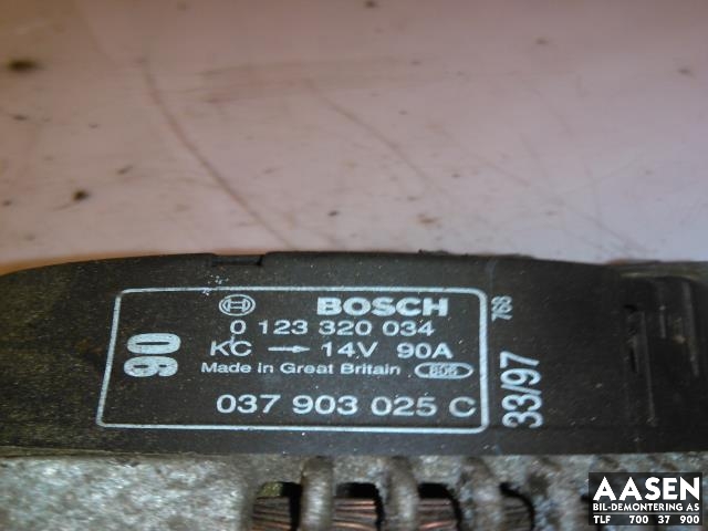 Dynamo til Audi A3 1996-2003 (Type I) (BOSCH|037 903 025 C|)