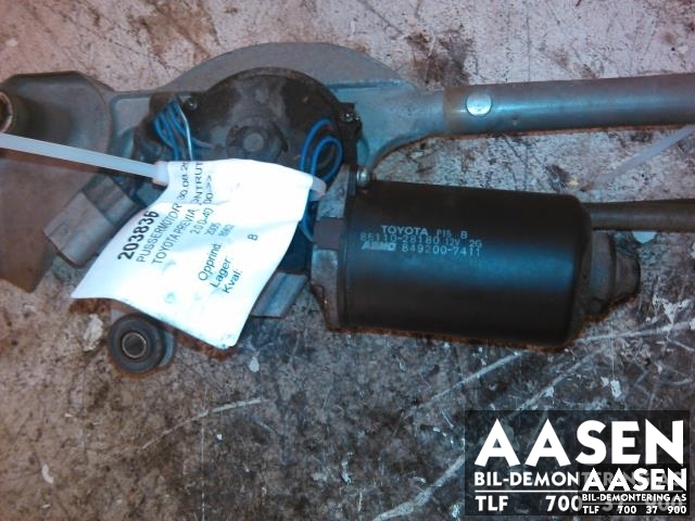 Viskermotor frontrute til Toyota Previa, 2000-2007 (ASMO|85110-28180)