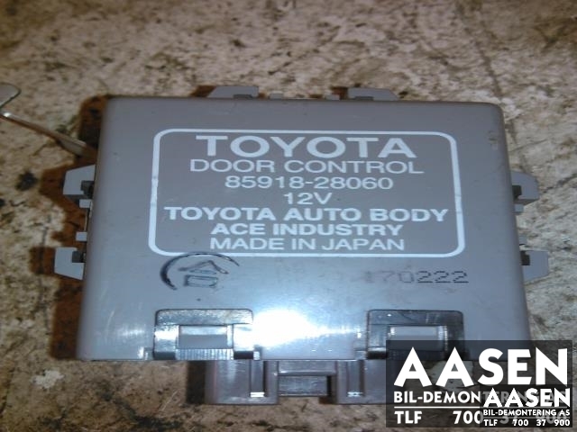 Styreenhet diverse til Toyota Previa, 2000-2007 (ACE INDUSTRI|85918-28060)
