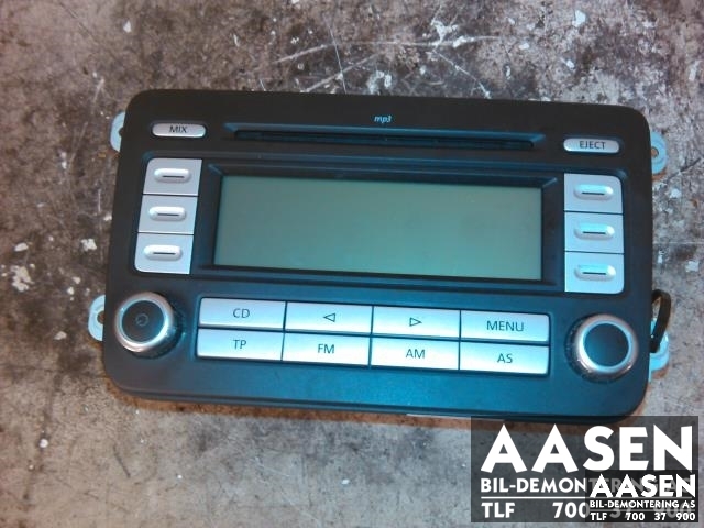 Bilstereo til VW Golf, Plus/Cross, 2005-2009 (Fase 1)  (GRUNDIG|1K0035086AD)