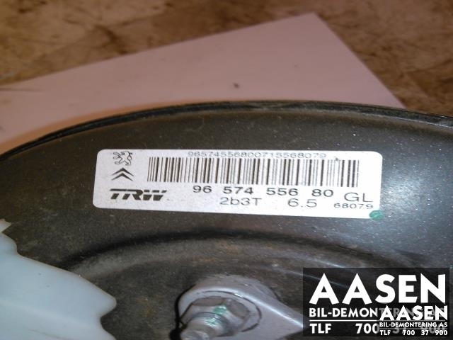 Bremsekraft-forsterker til Peugeot 207 2006-2012 (TRW|9657455680|)