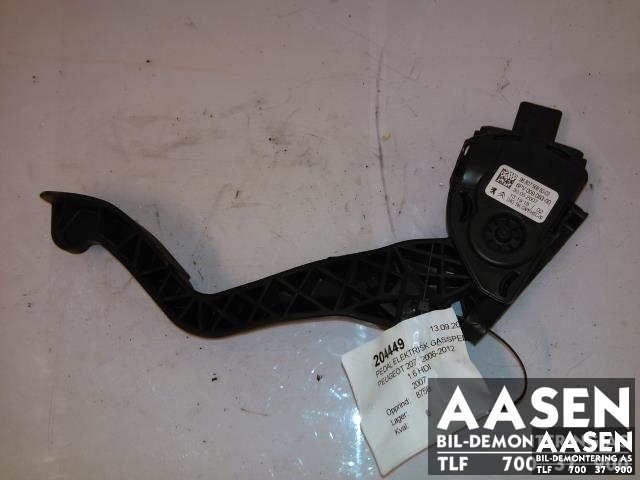 Pedal gass til Peugeot 207, 2006-2012  (HELLA|9680756880-02)